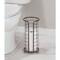 mDesign Metal Toilet Paper Holder Stand, Freestanding 3 Roll Reserve
